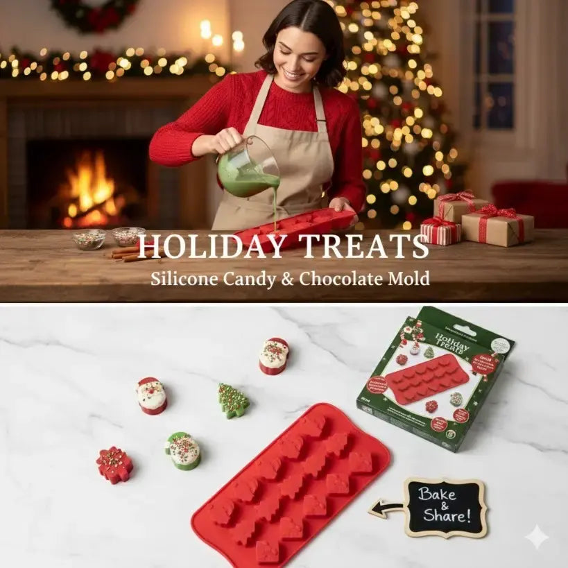 Christmas Theme Silicone Chocolate Mold – CM232