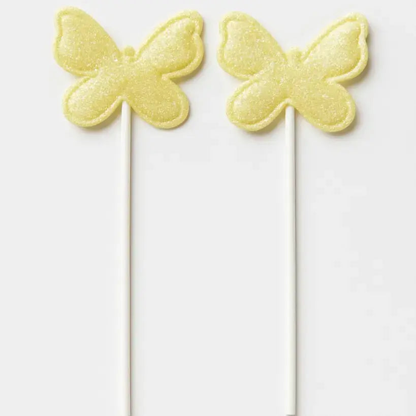 Golden Butterfly Cake Topper Set – Glitter Finish Decorative Picks | TPR211