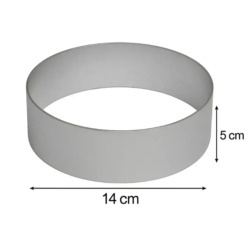 Round Cake Ring Molds – Stainless Steel Mousse & Dessert Mold (Multiple Designs) | BT253A