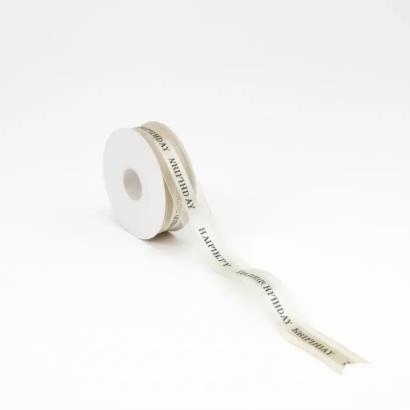 TPR233 Printed Happy Birthday Ribbon (45 meter) Gift Wrapping Supply