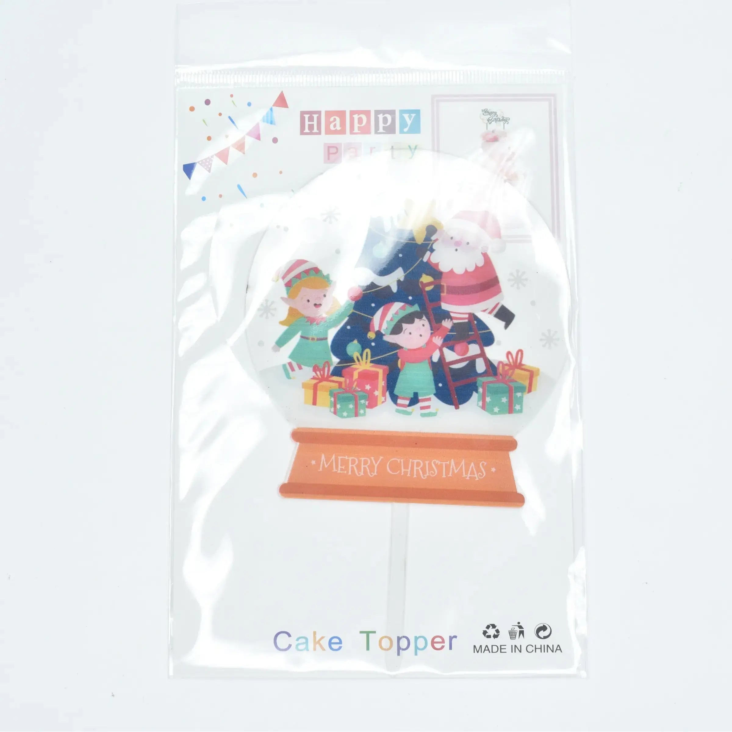 Christmas Themed Cake Topper Design 10  TPR177