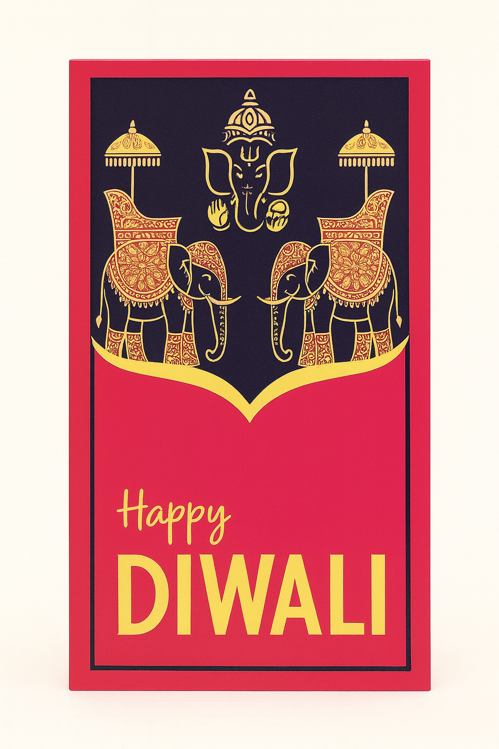 Diwali Bar Chocolate Gift Box 6×3 Inches – Festive Decorative Packaging | CB032 |