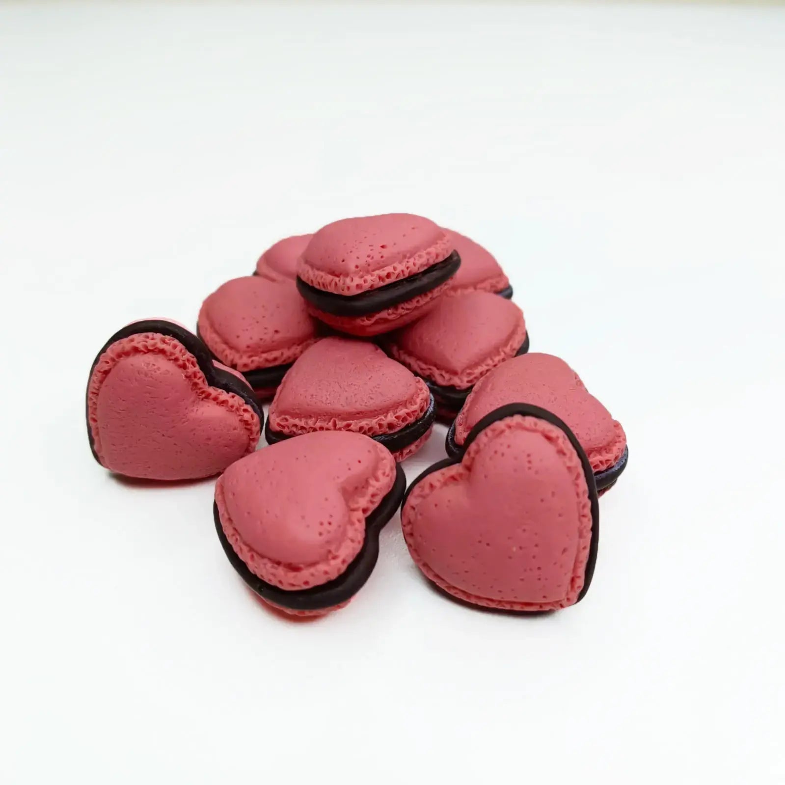 Artificial Heart Macrons (Multiple Colors) 10-Piece Packet TPR120
