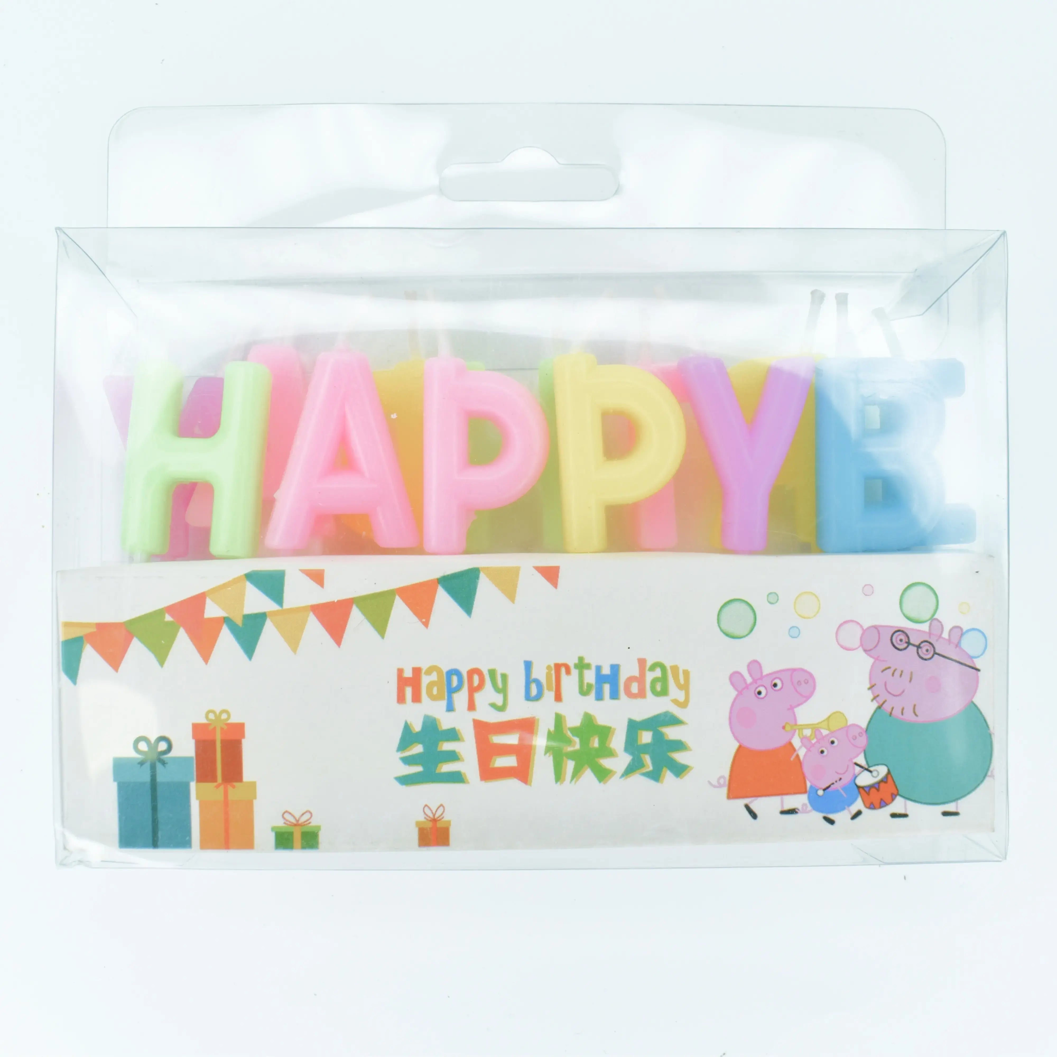 Colorful Alphabet Birthday Cake Candles – Fun Party Cake Topper Set | CD010