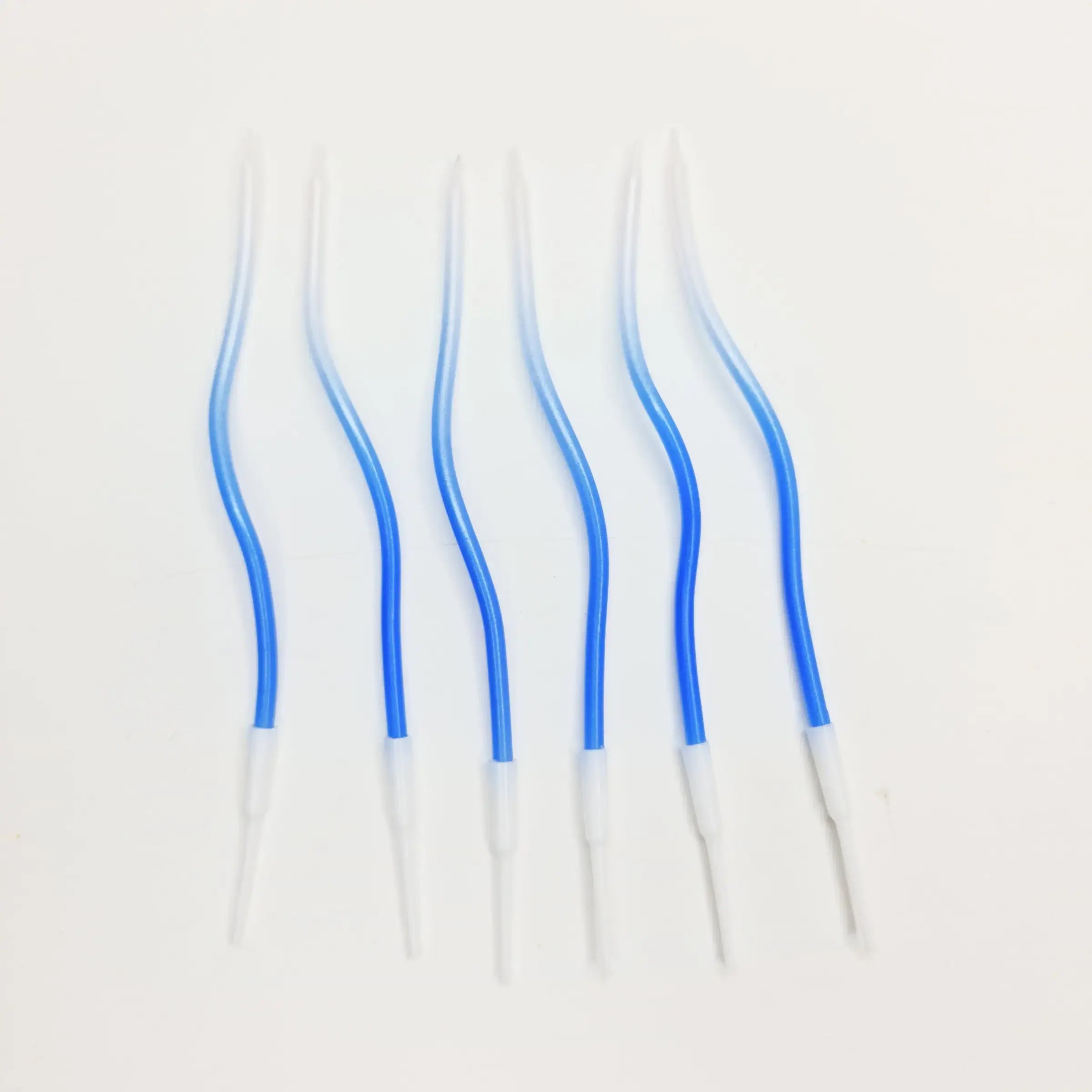 White & Blue Twisted Birthday Cake Candles – Fun Party Cake Topper | CD014