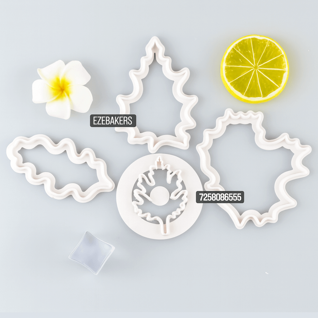 Autumn Leaf Fondant & Cookie Cutter – Baking Tool for Cake Decoration | CT091