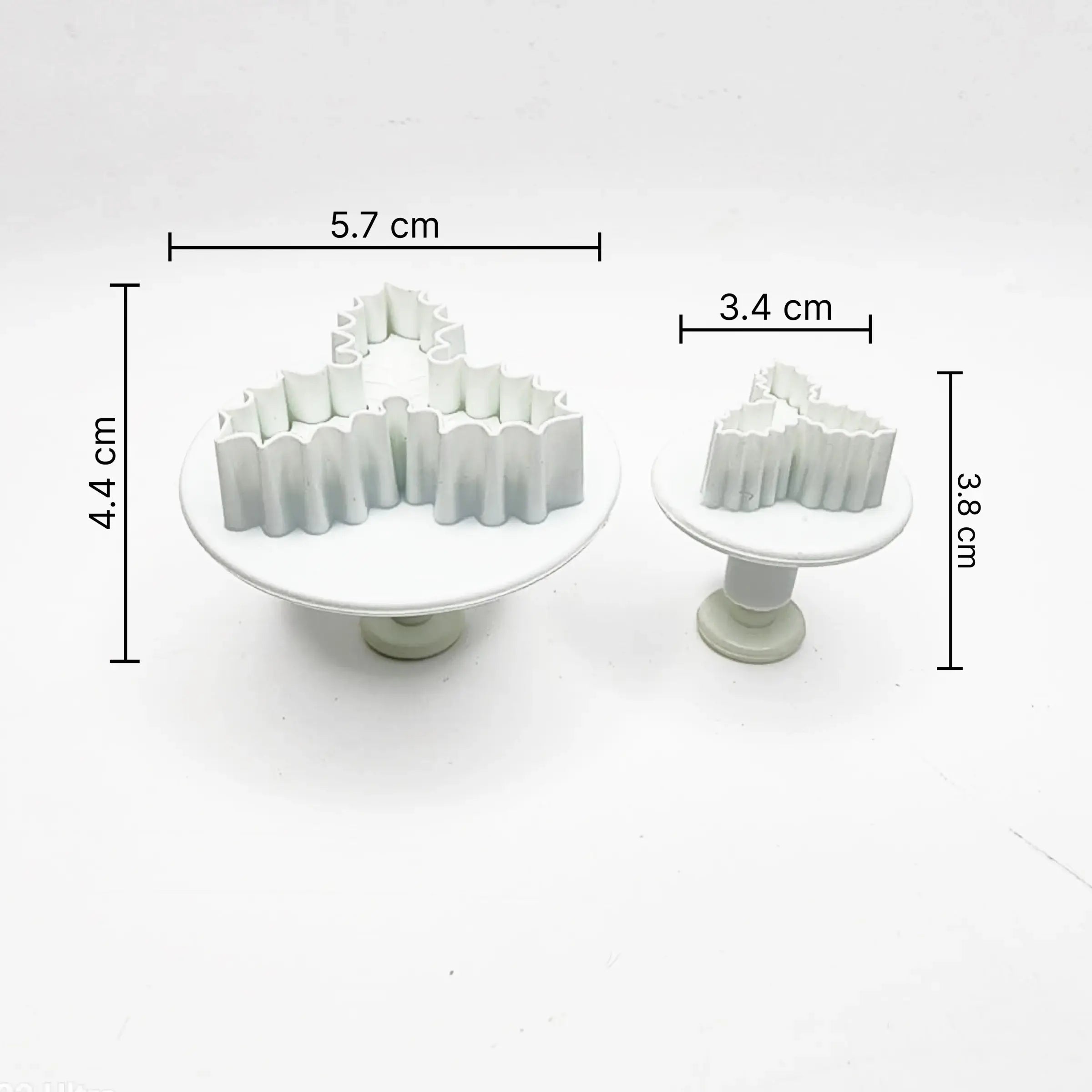 2-in-1 Holly Leaf Plunger Fondant & Cookie Cutter – Christmas Cake Decorating Tool | CT094