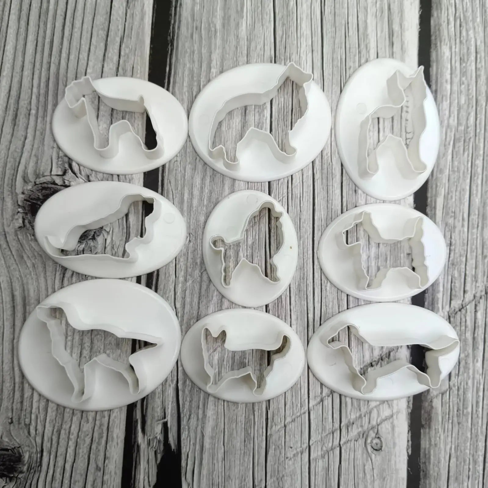 Dogs Cookie Cutter Set – 9-Piece Fondant & Baking Tools | CT134