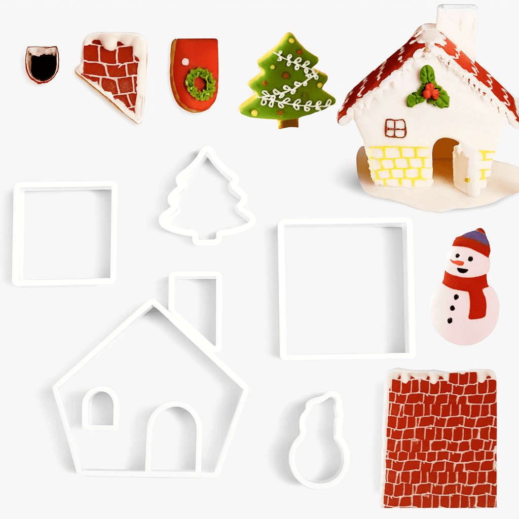 House Theme Fondant & Cookie Cutter – Baking Tool for Creative Desserts | CT141