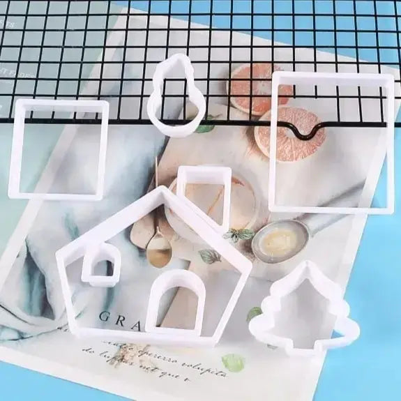 House Theme Fondant & Cookie Cutter – Baking Tool for Creative Desserts | CT141