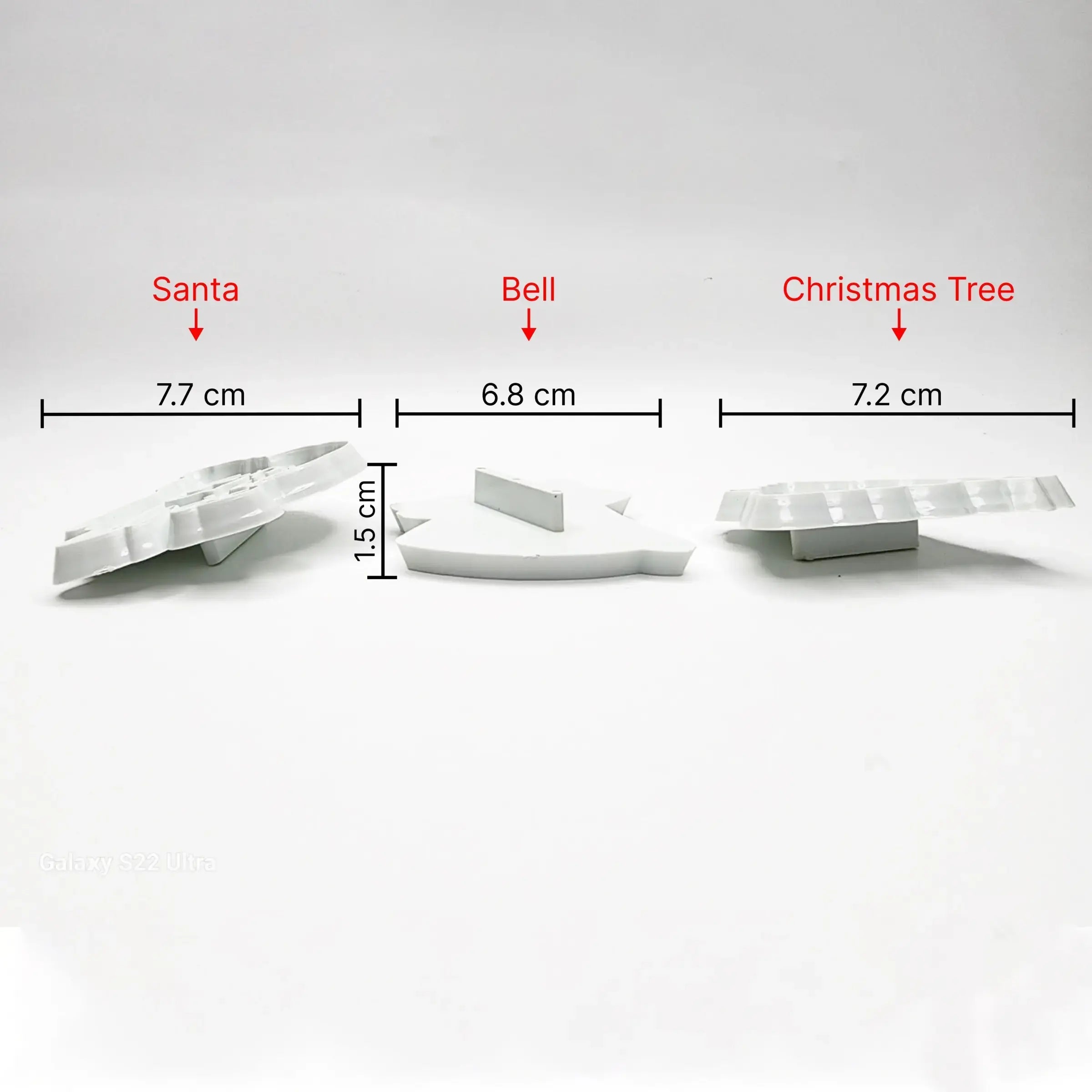 3-in-1 Christmas Stamp Fondant & Cookie Cutter – Holiday Baking Tool | CT146