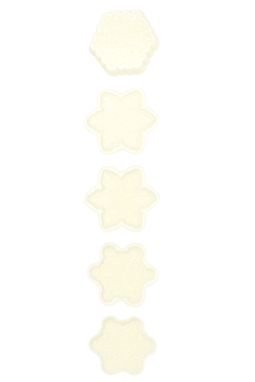 4-in-1 Snowflake Fondant & Cookie Cutter Set – Winter Baking Tools | CT147