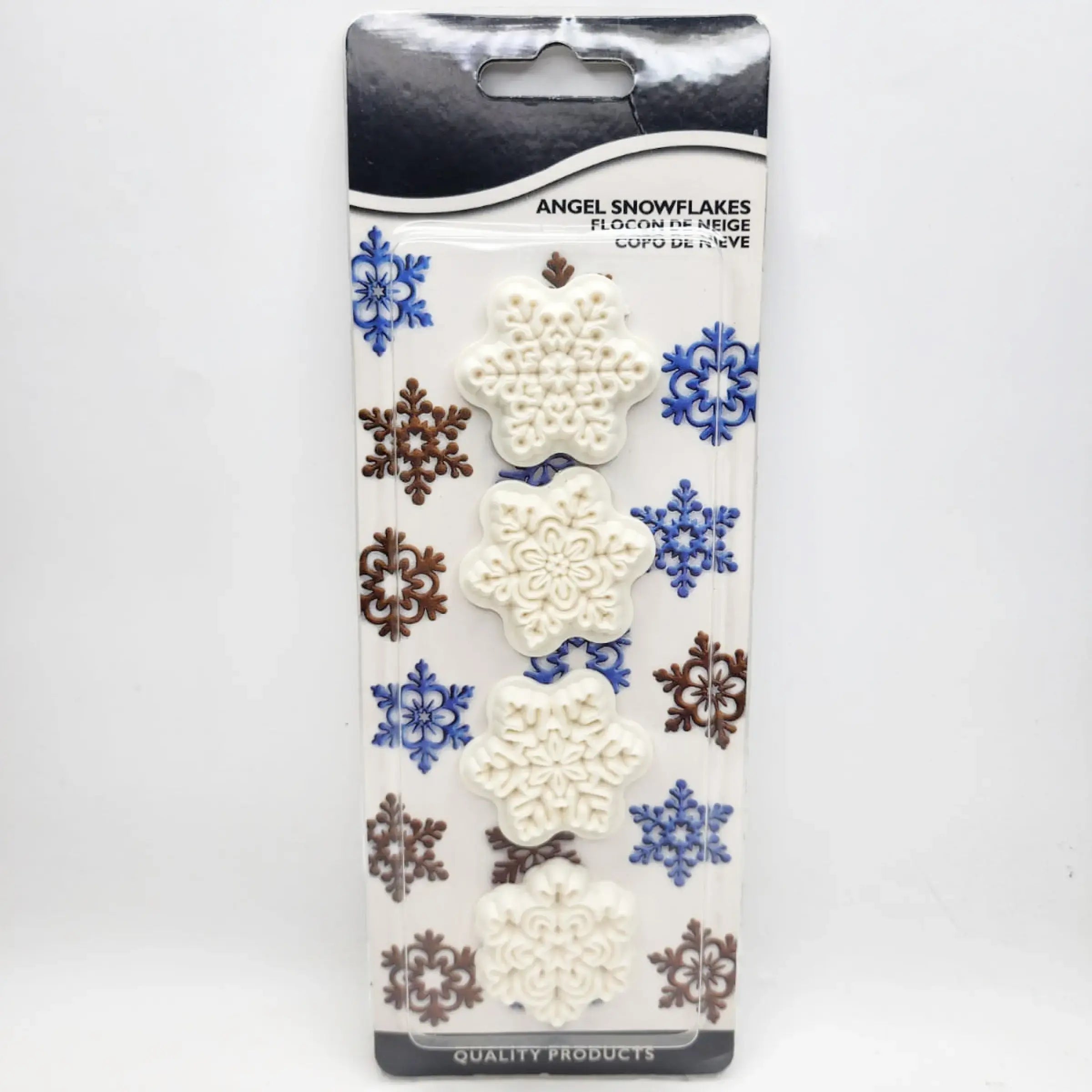 4-in-1 Snowflake Fondant & Cookie Cutter Set – Winter Baking Tools | CT147