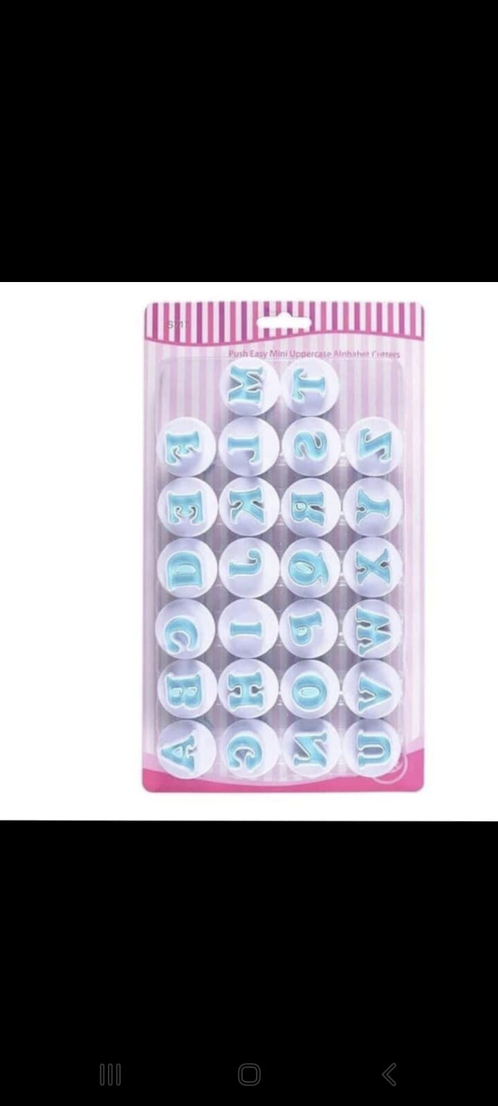 Uppercase Alphabet Plunger CT055