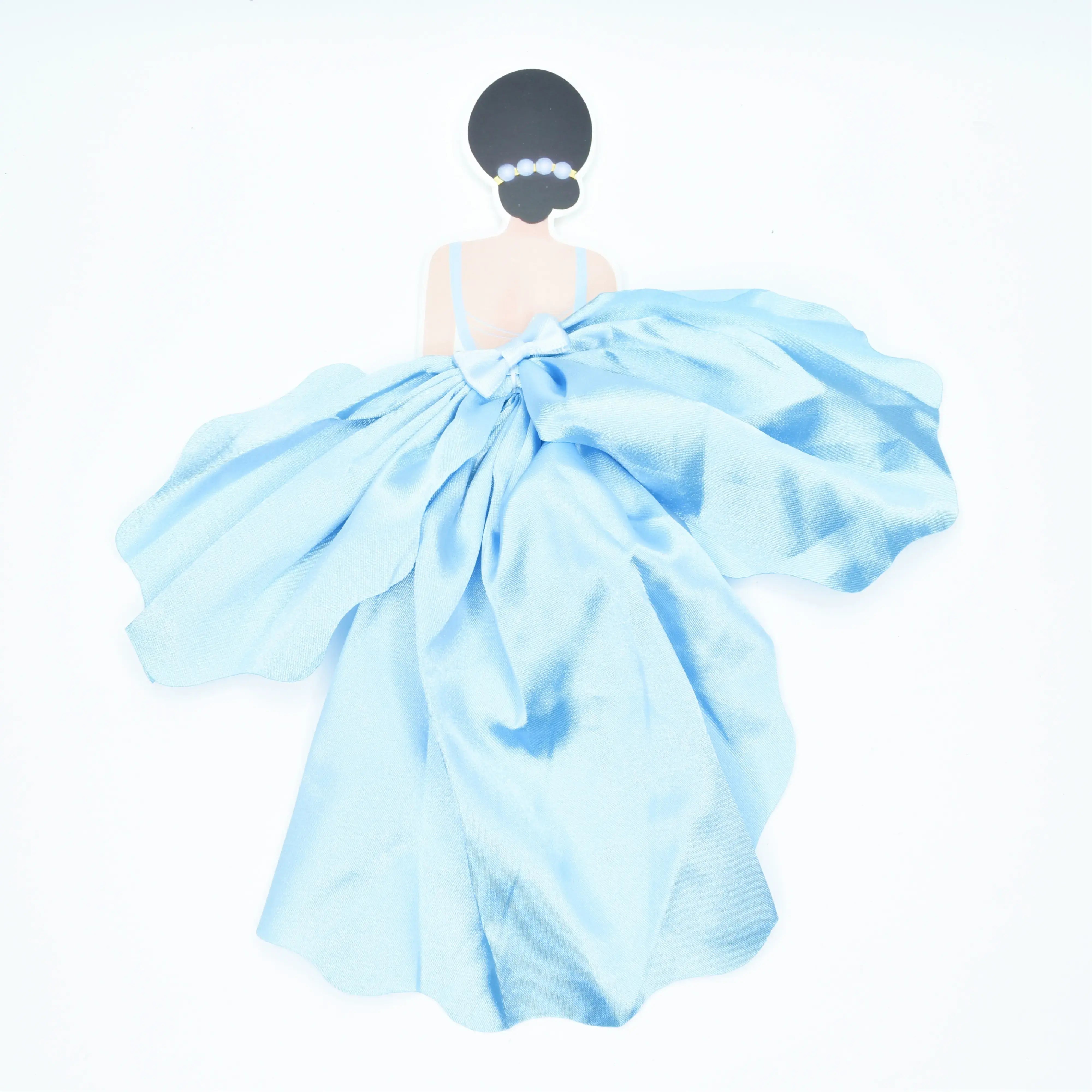 Lady with Blue Gown Cake Topper TPR160