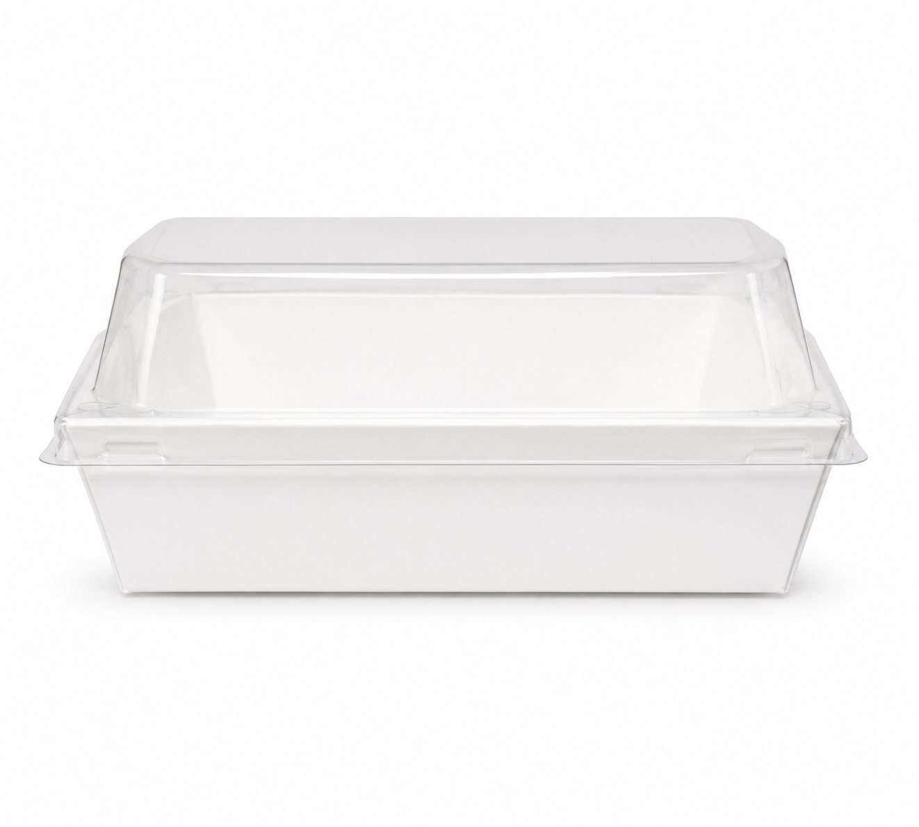 2603-11 Square Loaf Liners with Clear Lids – Pack of 10 | CL024