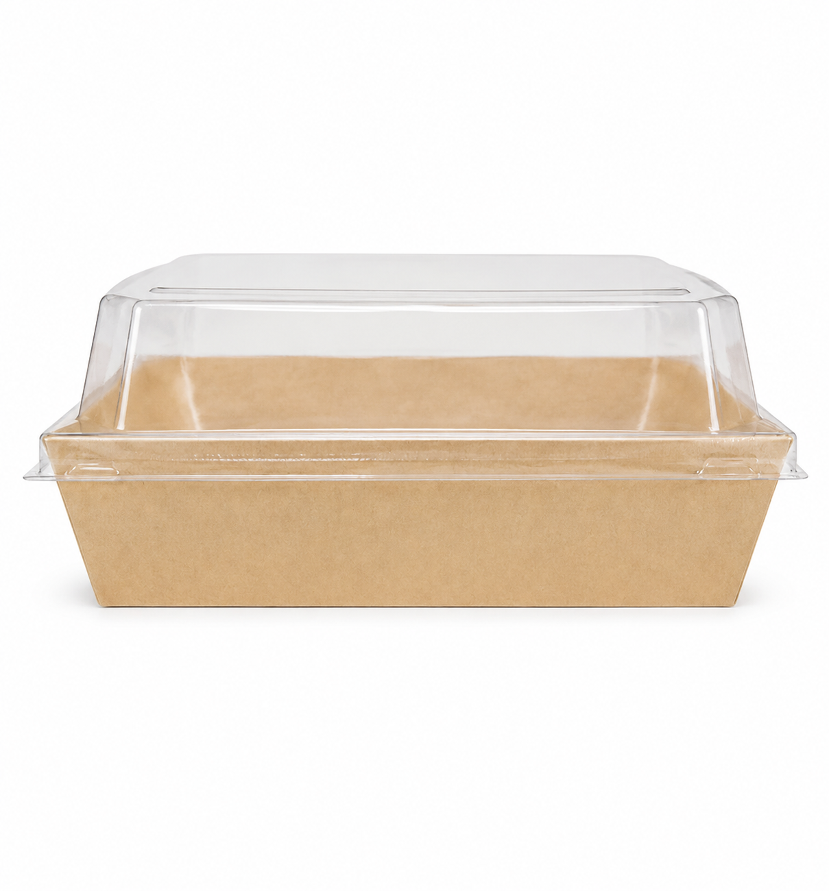 2603-11 Square Loaf Liners with Clear Lids – Pack of 10 | CL024