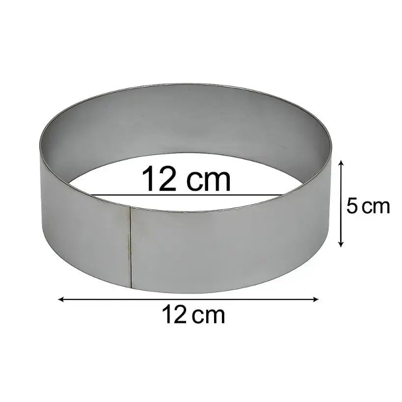 Round Cake Ring Molds – Stainless Steel Mousse & Dessert Mold (Multiple Designs) | BT253A