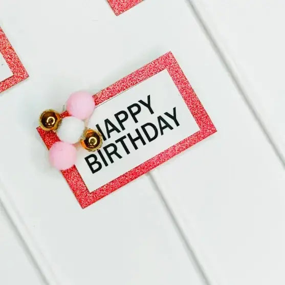 3 in 1 Blue/red Happy Birthday Topper TPR059