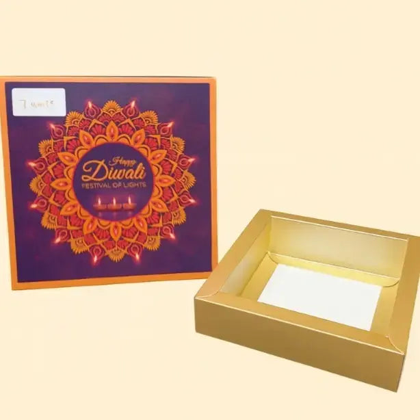 Diwali Chocolate Box – 9 Cavity Design | CB031