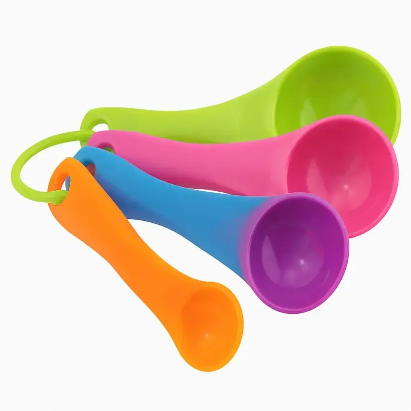 Plastic Measuring Spoons Set – 5 Colorful Pieces | BT197