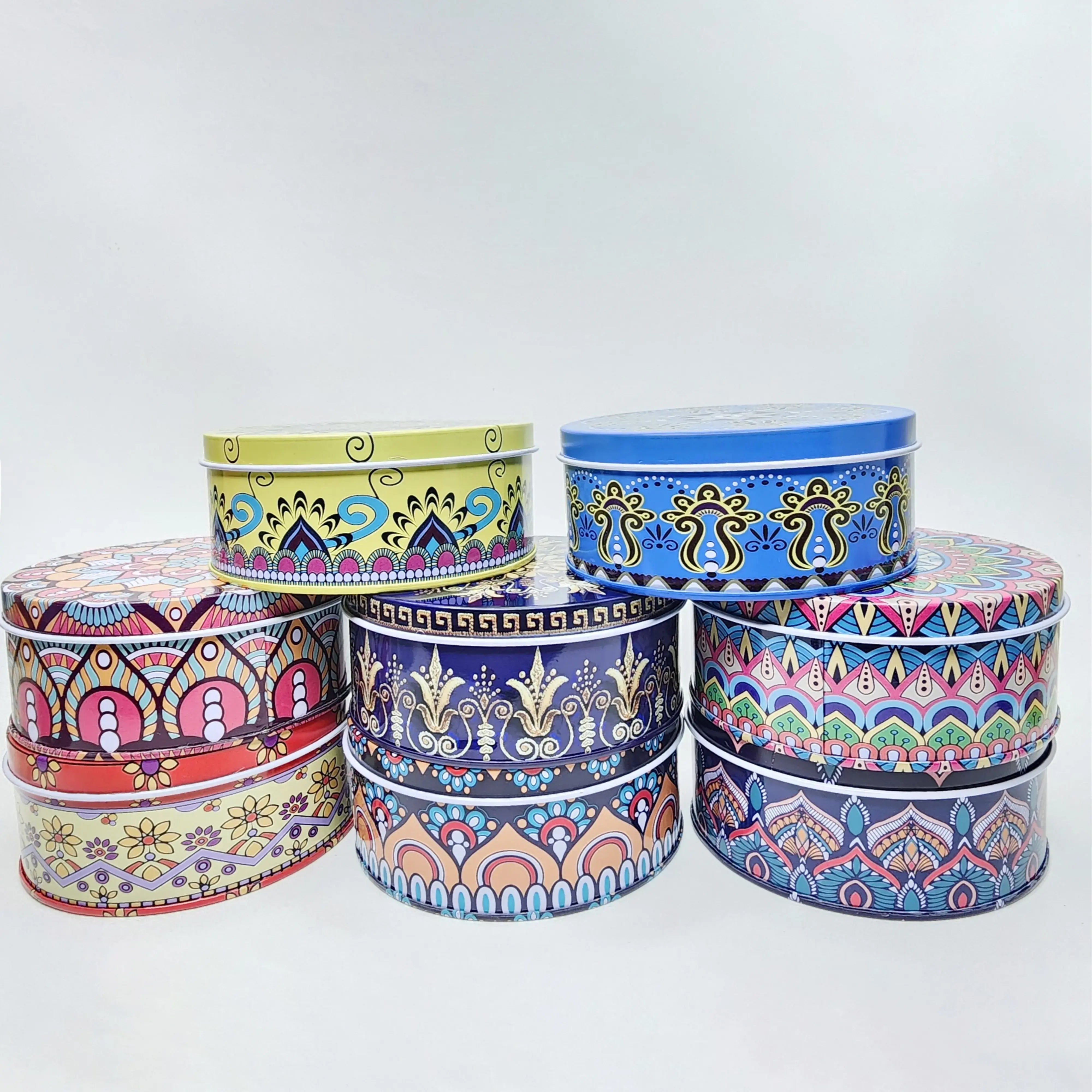 Diwali Themed Round Small Cake Tin CL070