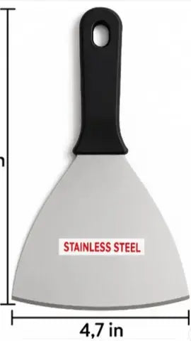 Wide Stainless Steel Cake & Dough Scraper – 8.7 Inches | BT269