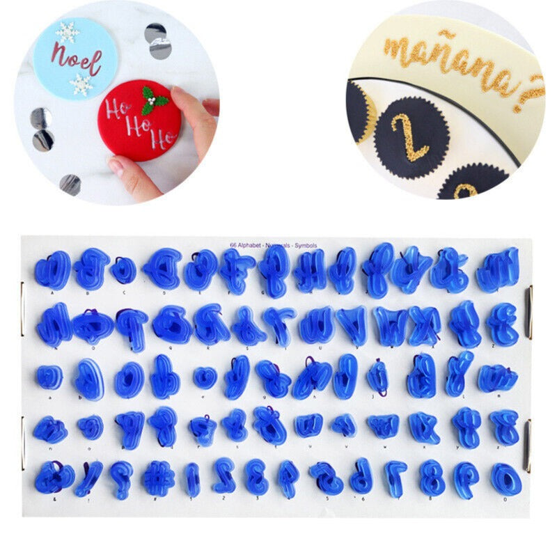 Alphabet & Number Letter cutter set CT117