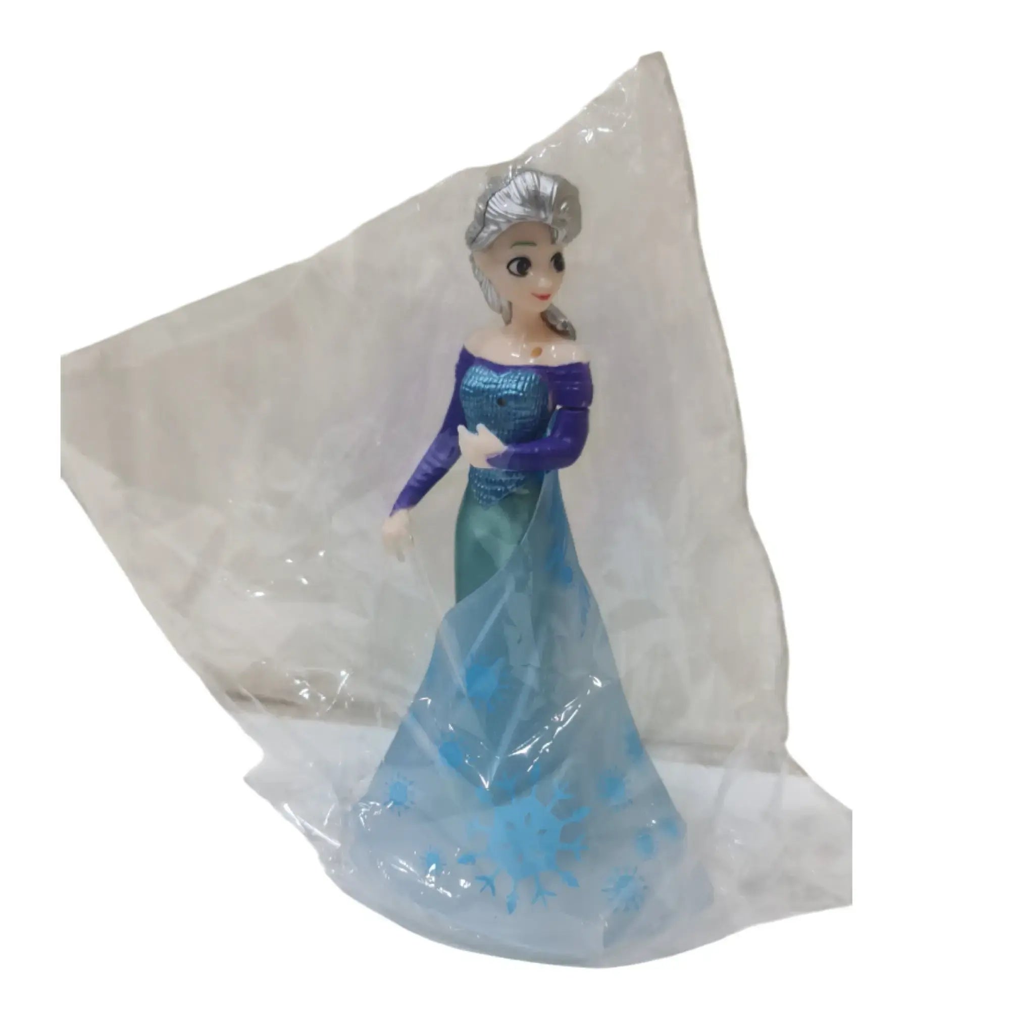 Elsa Cake Topper – Frozen Princess with Snowflake Gown | CTT042