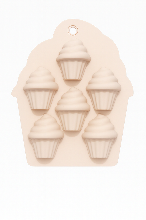 Silicone Cupcake Chocolate Mold – 6-Cavity Mini Dessert Mold | CM223