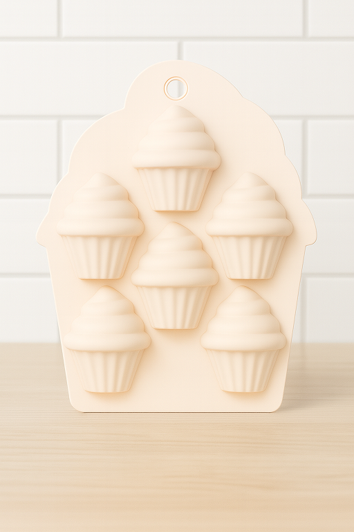 Silicone Cupcake Chocolate Mold – 6-Cavity Mini Dessert Mold | CM223