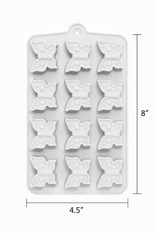 Silicone Butterfly Chocolate Mold – 15-Cavity Candy & Dessert Mold | CM220