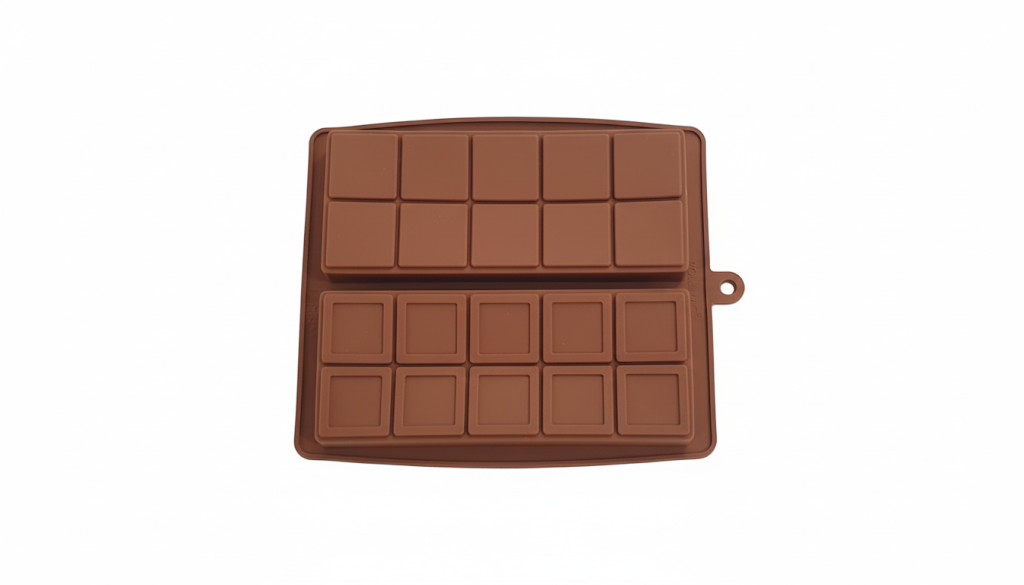 Silicone Square Chocolate Mold – Dual Grid Bar & Candy Mold | CM227
