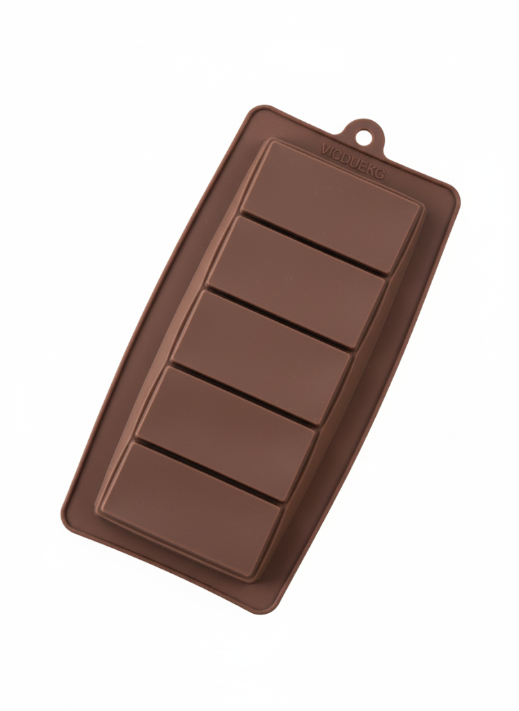 Silicone Large Block Chocolate Bar Mold – 5-Cavity Chunky Bar Mold | CM215