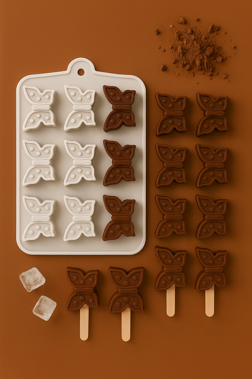 Silicone Butterfly Chocolate Mold – 15-Cavity Candy & Dessert Mold | CM220