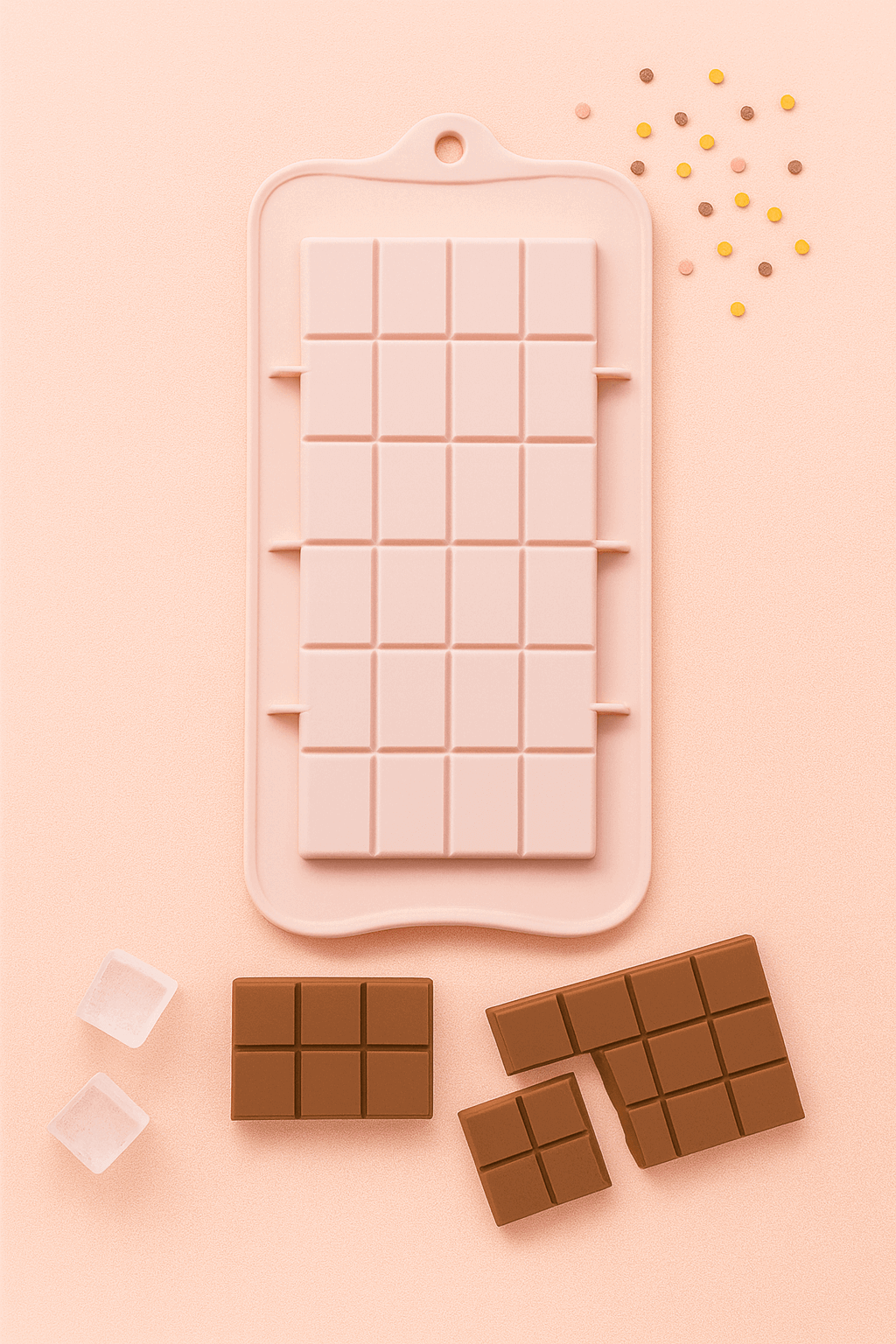 Silicone Grid Chocolate Bar Mold – Classic Breakable Bar Design | CM203