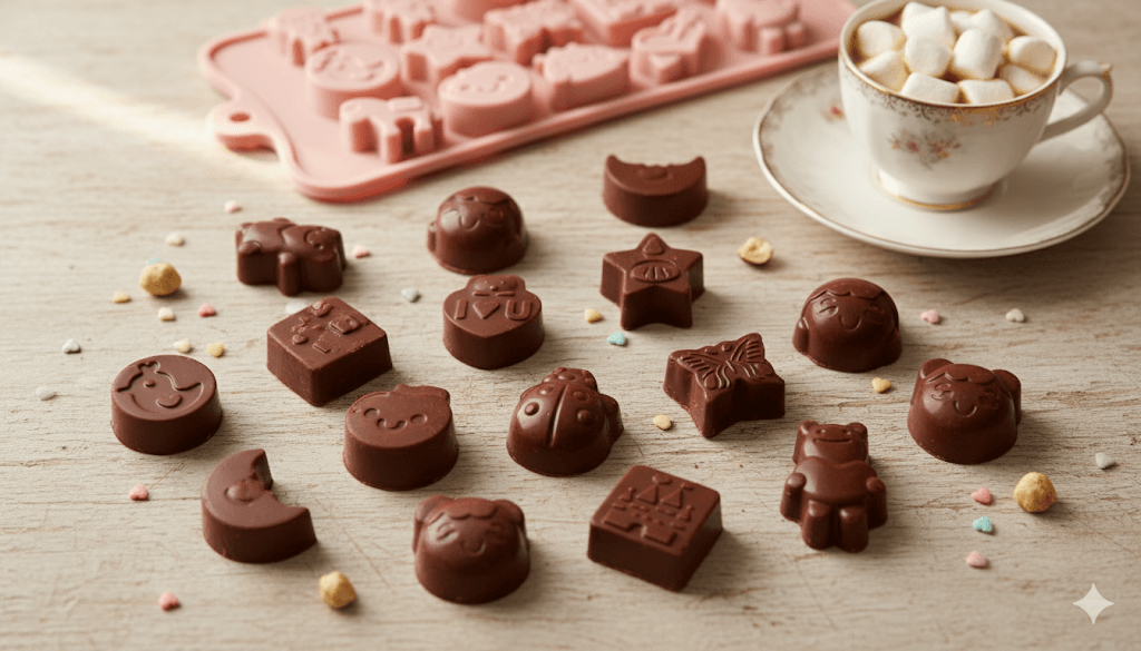 Cartoon Silicone Chocolate Mold – Cute Characters & Fun Shapes | CM230