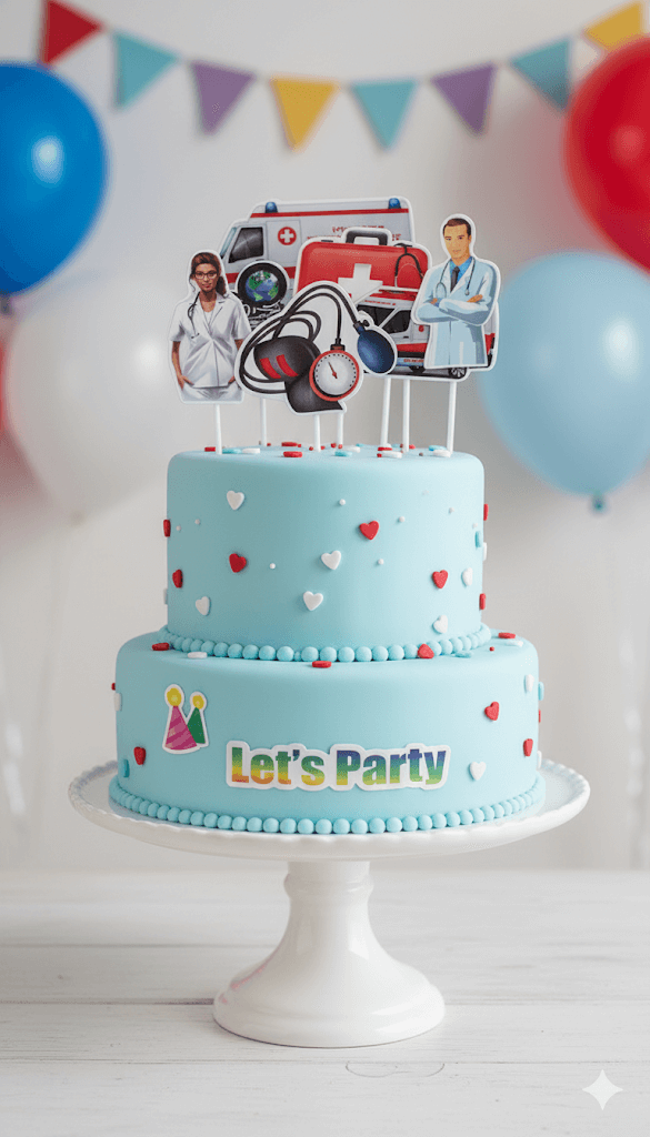 Cartoon Theme Topper – Fun Decorative Cake Accent | TPR218