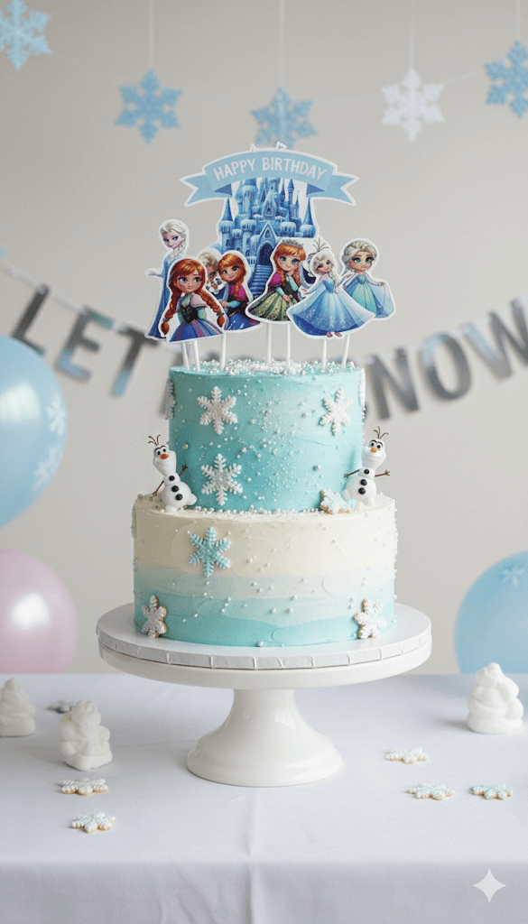 Cartoon Theme Topper – Fun Decorative Cake Accent | TPR218