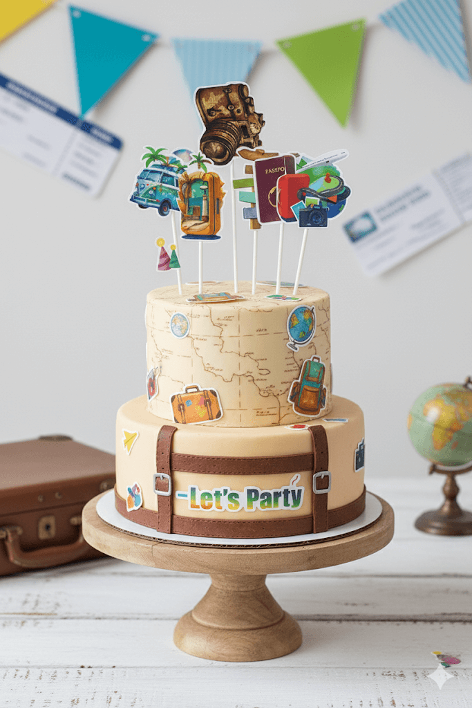 Cartoon Theme Topper – Fun Decorative Cake Accent | TPR218