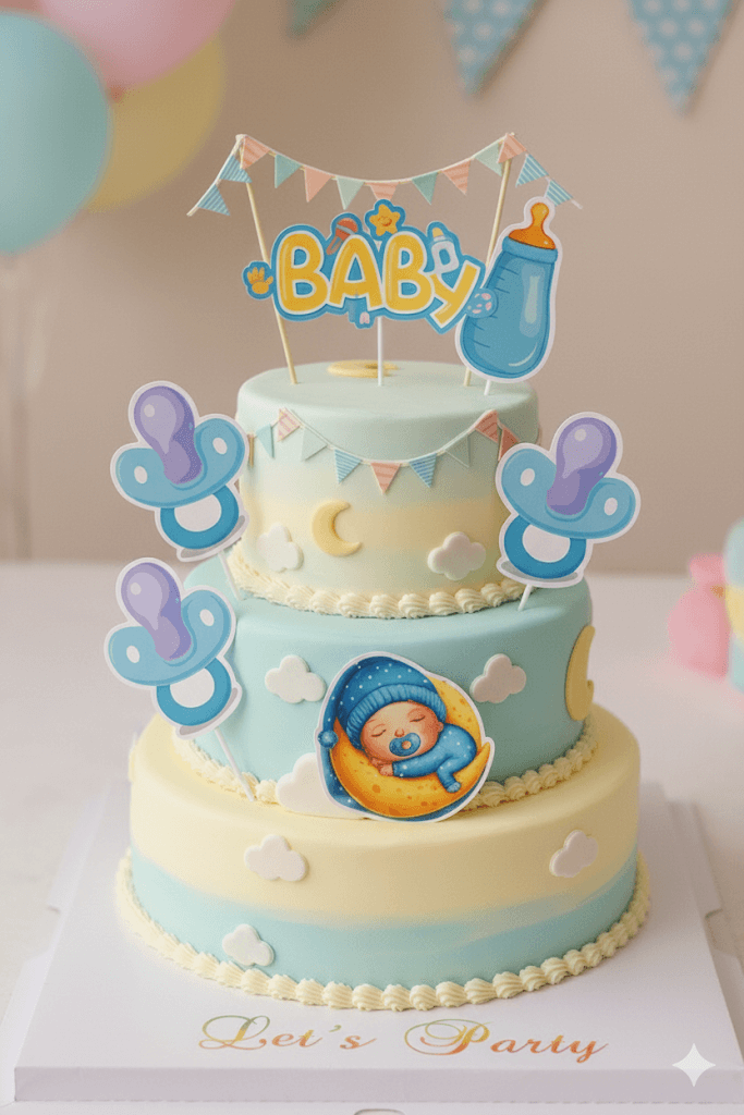 Cartoon Theme Topper – Fun Decorative Cake Accent | TPR218