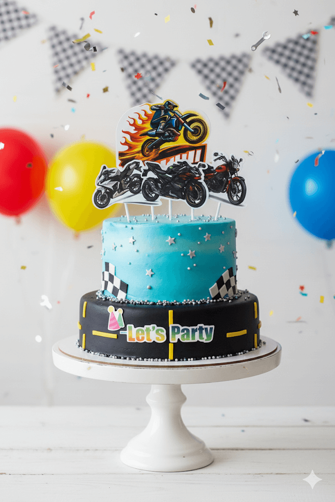Cartoon Theme Topper – Fun Decorative Cake Accent | TPR218