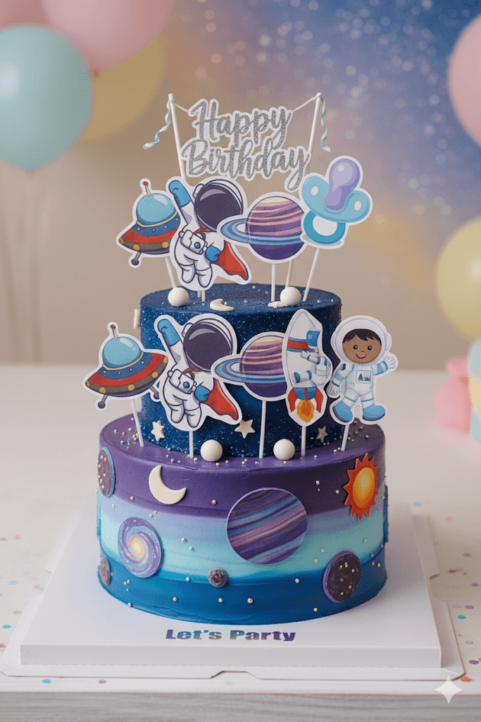 Cartoon Theme Topper – Fun Decorative Cake Accent | TPR218