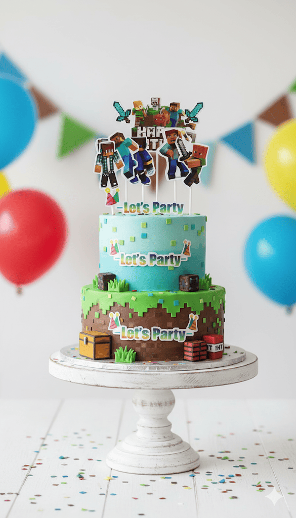 Cartoon Theme Topper – Fun Decorative Cake Accent | TPR218