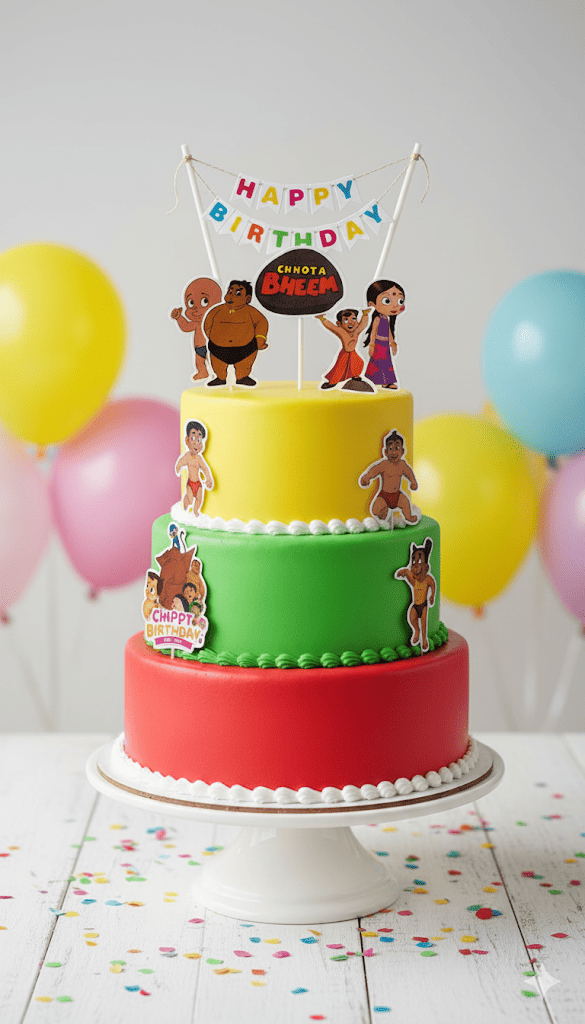 Cartoon Theme Topper – Fun Decorative Cake Accent | TPR218