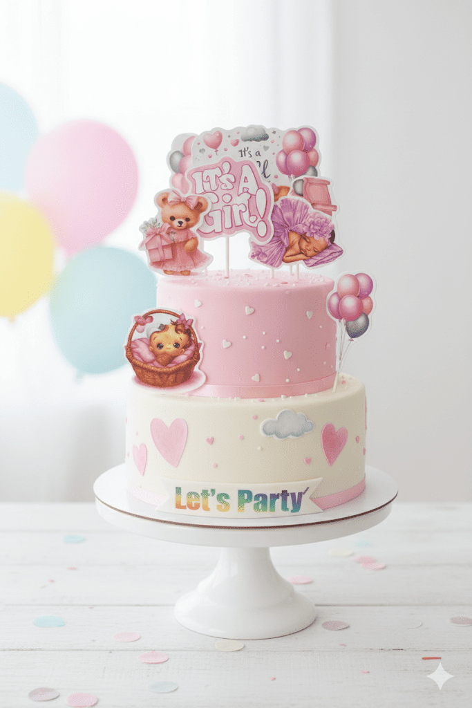 Cartoon Theme Topper – Fun Decorative Cake Accent | TPR218