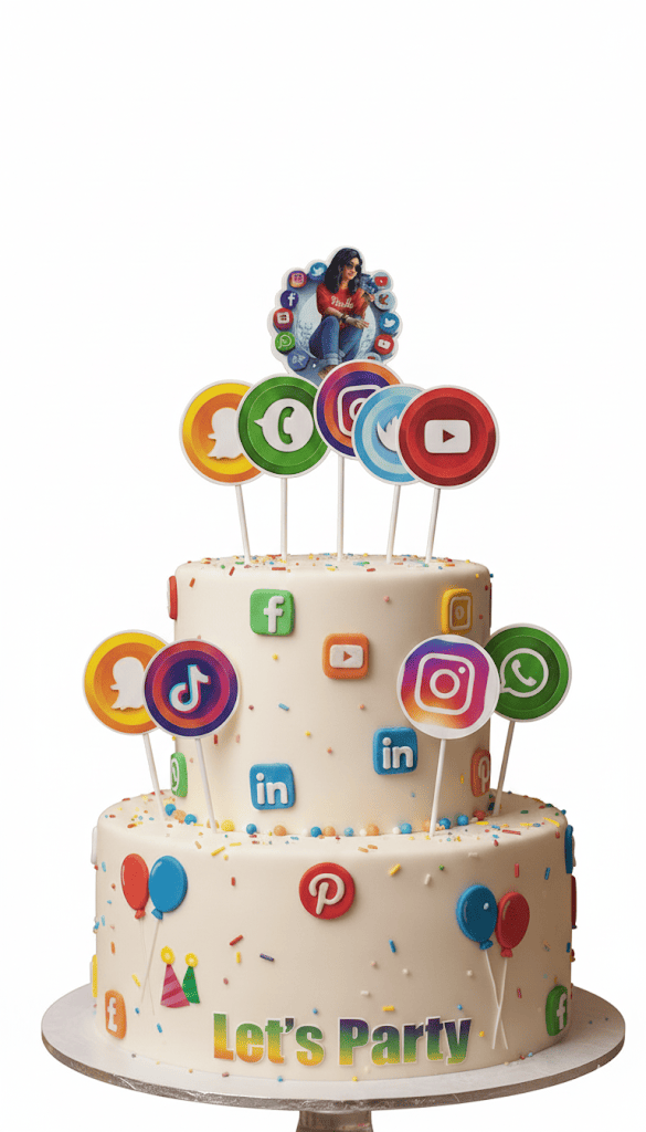 Cartoon Theme Topper – Fun Decorative Cake Accent | TPR218