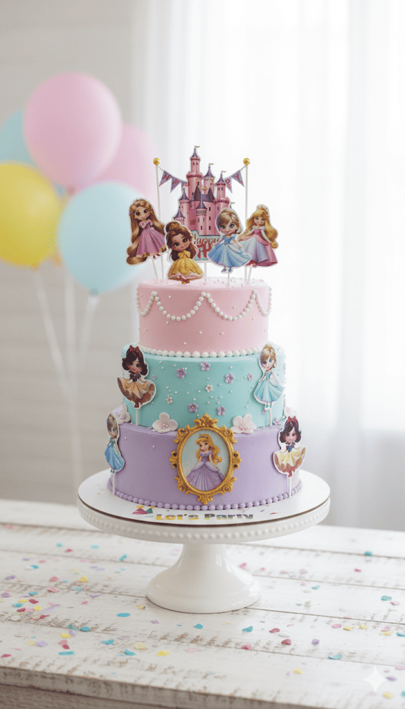 Cartoon Theme Topper – Fun Decorative Cake Accent | TPR218