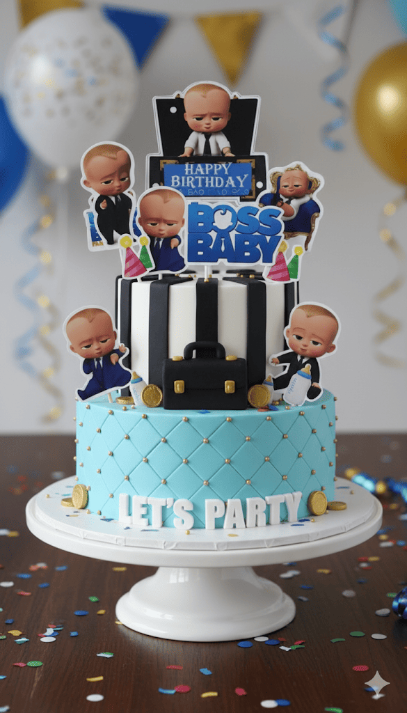 Cartoon Theme Topper – Fun Decorative Cake Accent | TPR218