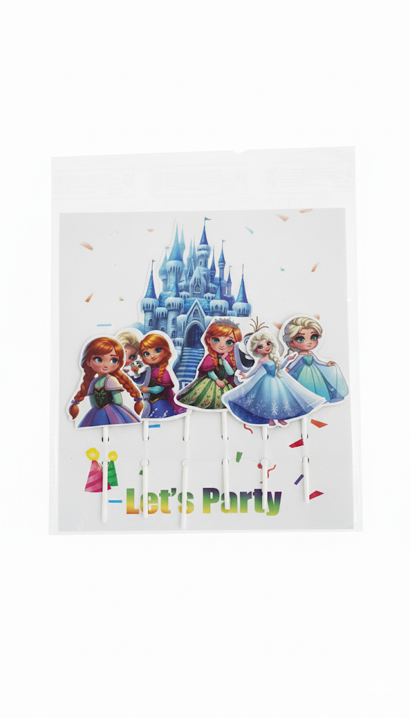 Cartoon Theme Topper – Fun Decorative Cake Accent | TPR218